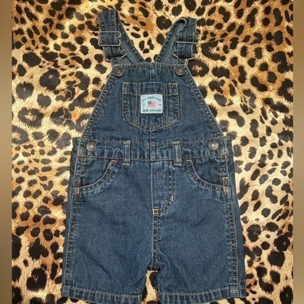Carters All-American Hunk Division Denim Overalls
